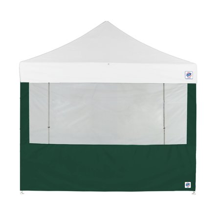 E-Z UP TAA Compliant Food Booth Sidewall, 8' W x 8' H, Forest Green SW3FB8FXTFG